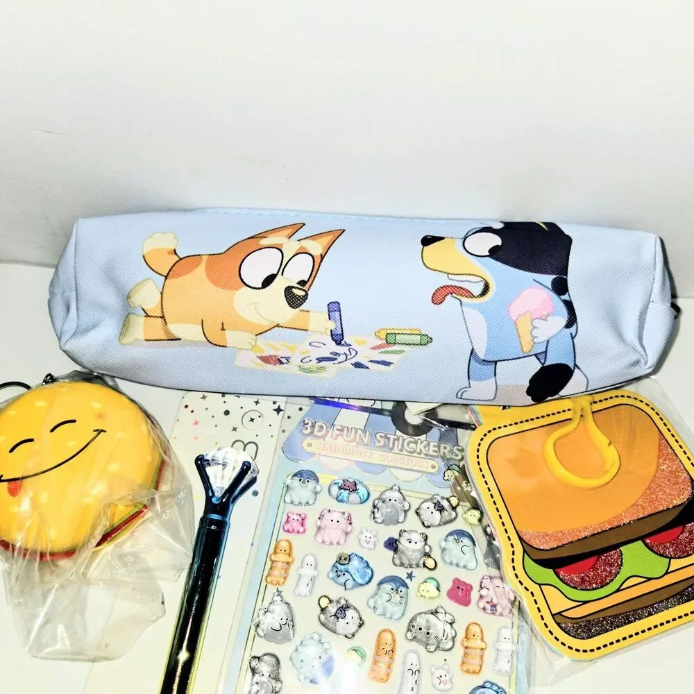 SCHOOL BUNDLE Bluey Themed Set #15 Stationary Lot NEW IN ORIGINAL PACKAGING